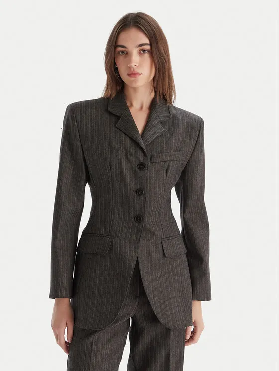 Σακάκι · Καφέ · Slim Fit