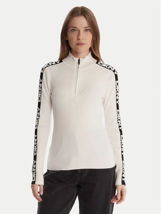 Πουλόβερ · Εκρού · Slim Fit