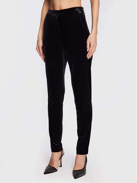 Παντελόνι υφασμάτινο · Μαύρο · Slim Fit