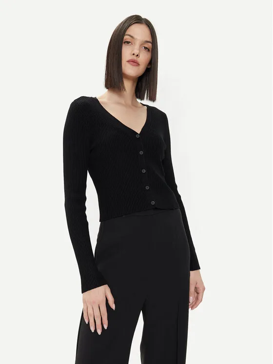 Ζακέτα · Μαύρο · Slim Fit