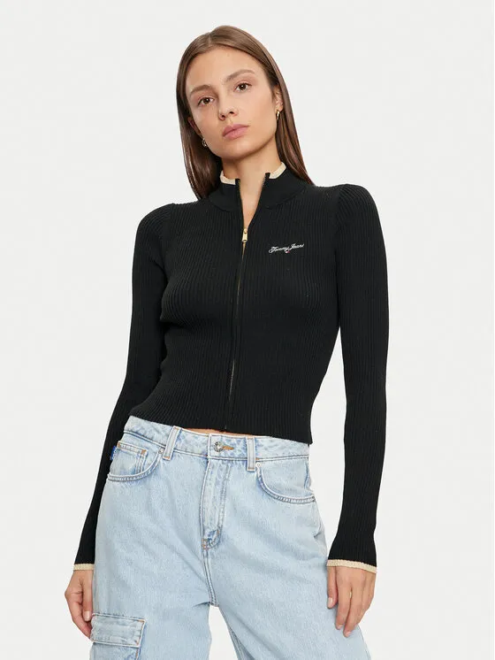 Πουλόβερ · Μαύρο · Slim Fit