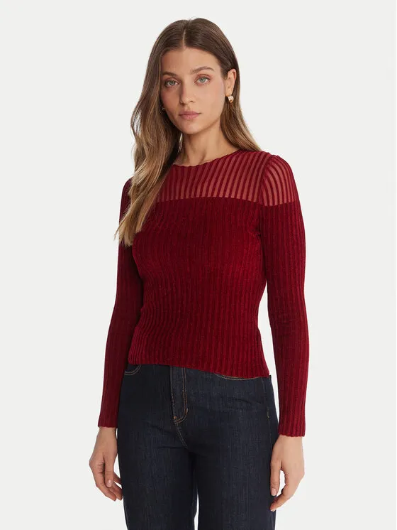 Πουλόβερ · Κόκκινο · Slim Fit