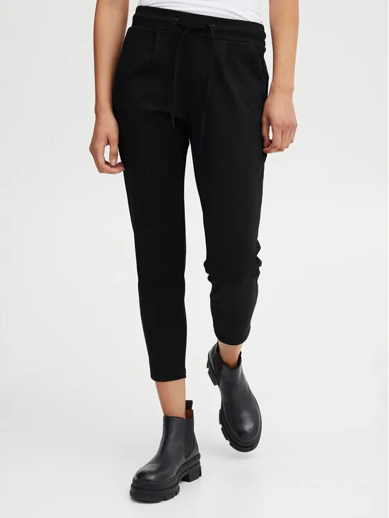 Παντελόνι υφασμάτινο · Μαύρο · Slim Fit