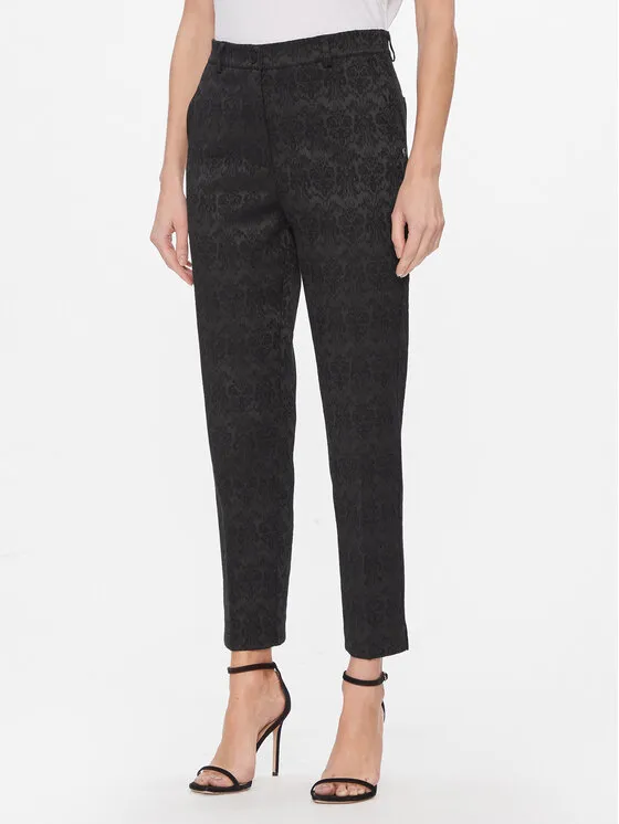 Παντελόνι υφασμάτινο · Μαύρο · Slim Fit