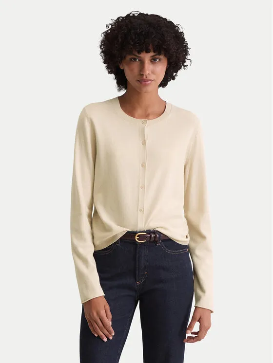 Ζακέτα · Μπεζ · Slim Fit