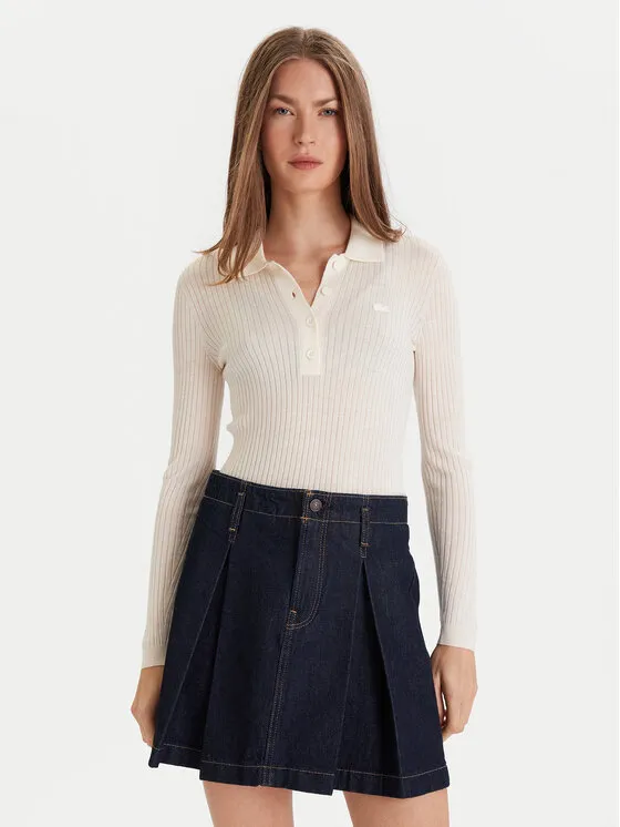 Πουλόβερ · Εκρού · Slim Fit