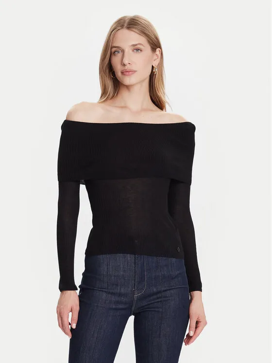 Πουλόβερ · Μαύρο · Slim Fit