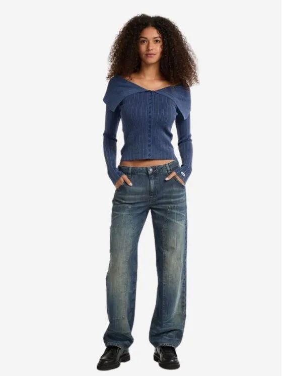 Ζακέτα · Μπλε · Slim Fit