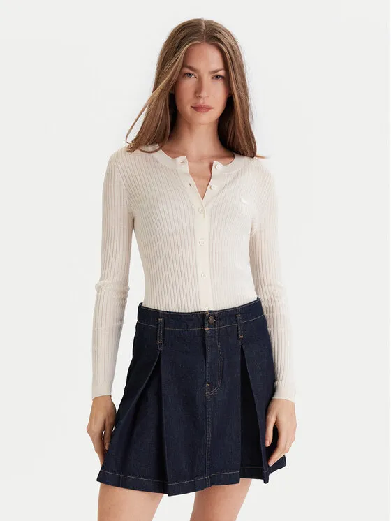 Ζακέτα · Εκρού · Slim Fit