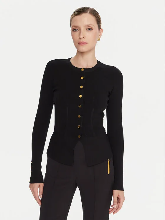 Ζακέτα · Μαύρο · Slim Fit