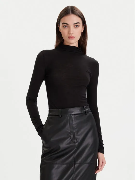 Πουλόβερ · Μαύρο · Slim Fit