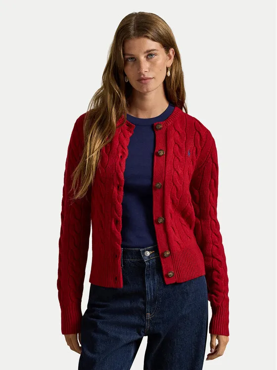 Ζακέτα · Κόκκινο · Slim Fit