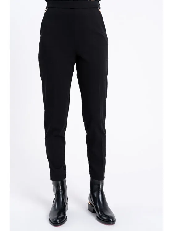 Παντελόνι υφασμάτινο · Μαύρο · Slim Fit