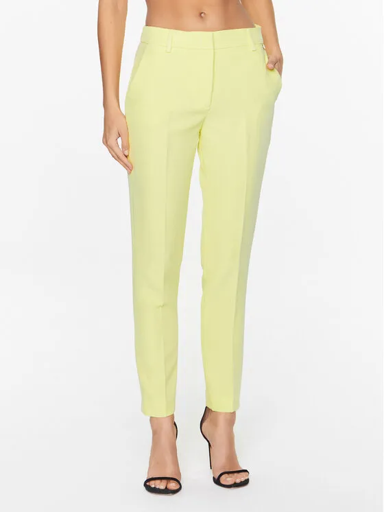 Παντελόνι υφασμάτινο · Κίτρινο · Slim Fit