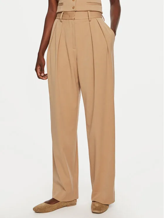 Παντελόνι Palazzo · Μπεζ · Regular Fit