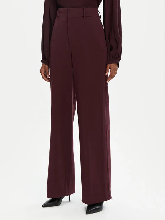 Παντελόνι Palazzo · Μπορντό · Regular Fit