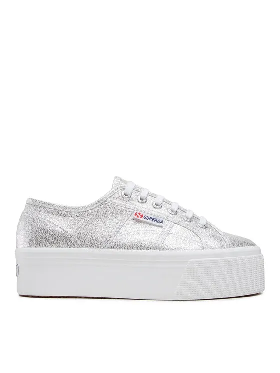 Superga Πάνινα παπούτσια · Ασημί