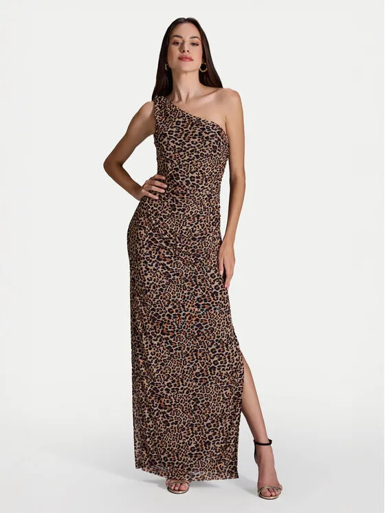 Swing Φόρεμα βραδινό · Μπεζ · Maxi