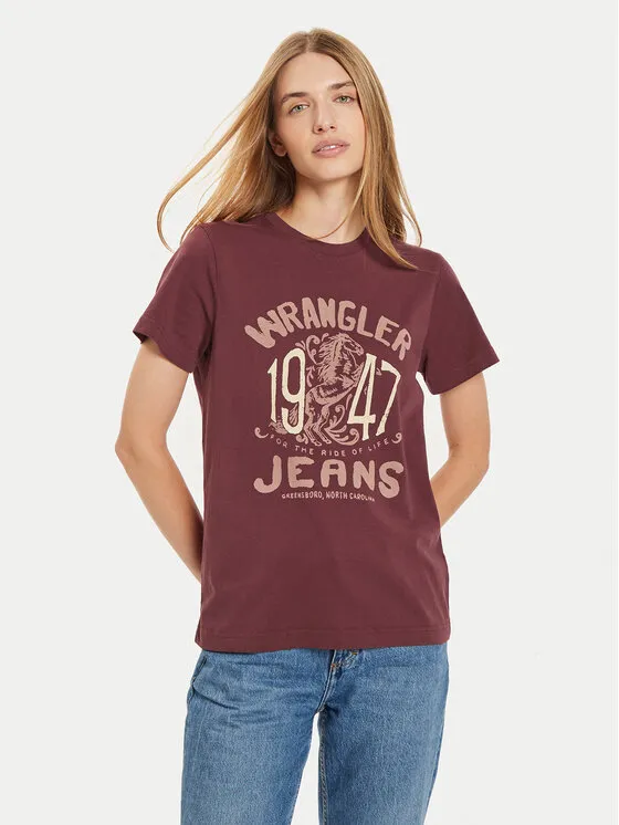 T-Shirt · Μπορντό