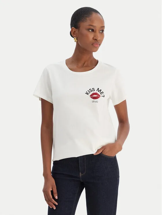 T-Shirt · Εκρού