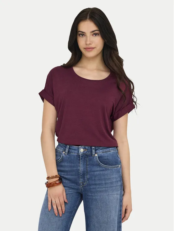 T-Shirt · Μπορντό