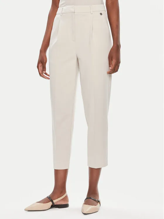 Tamaris Apparel Παντελόνι chino · Εκρού · Regular Fit