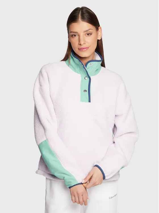 Fleece · Μωβ · Relaxed Fit