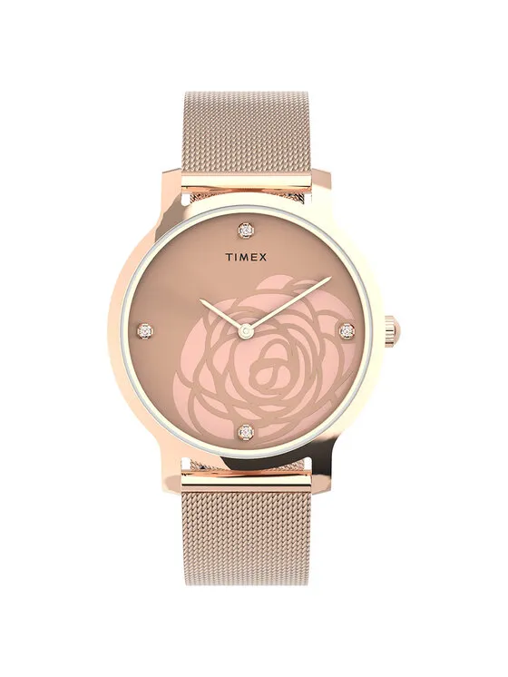 Timex Ρολόι · Ροζ χρυσό
