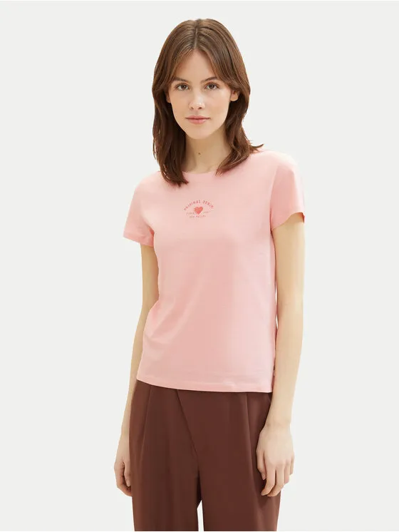 Tom Tailor Denim T-Shirt · Ροζ
