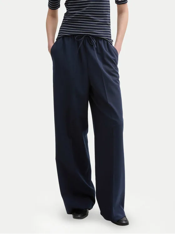 Tom Tailor Denim Παντελόνι υφασμάτινο · Σκούρο μπλε · Regular Fit