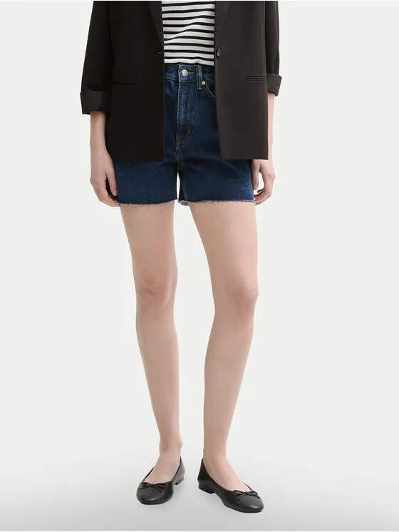 Tom Tailor Denim Τζιν σορτσάκια · Σκούρο μπλε