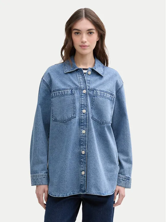 Tom Tailor Denim Τζιν μπουφάν · Μπλε