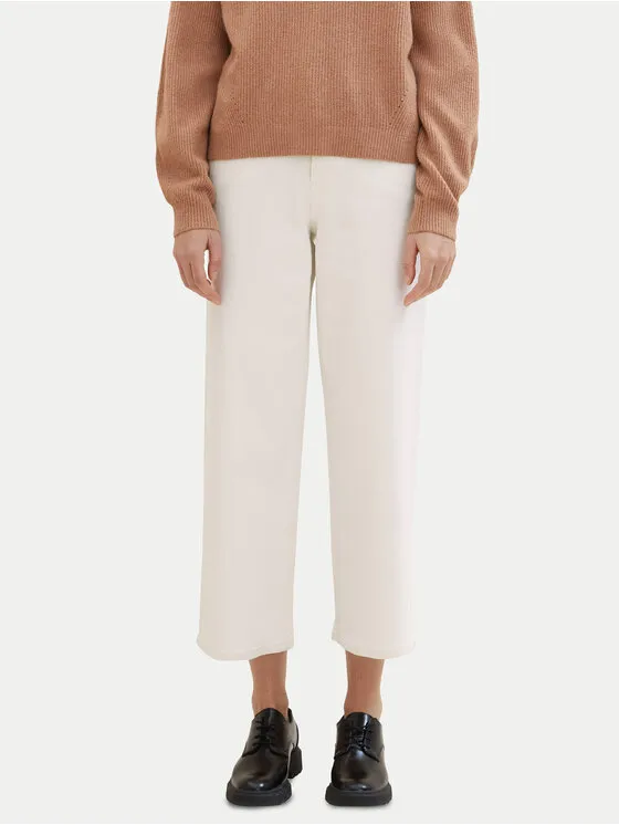 Tom Tailor Τζιν · Εκρού · Relaxed Fit