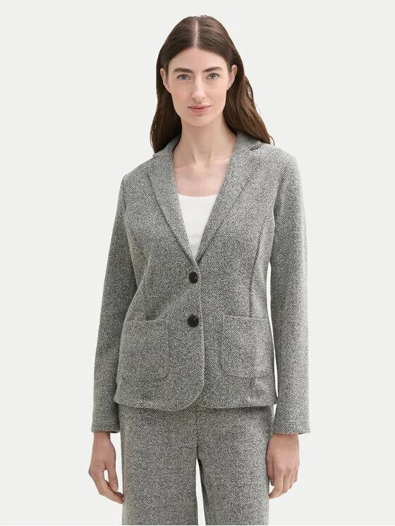 Tom Tailor Σακάκι · Γκρι · Regular Fit