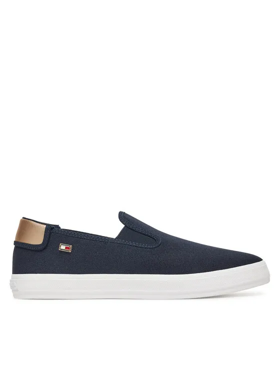 Tommy Hilfiger Πάνινα παπούτσια · Σκούρο μπλε