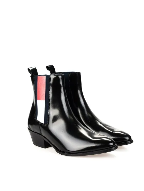 Tommy Hilfiger Μπότες · Μαύρο