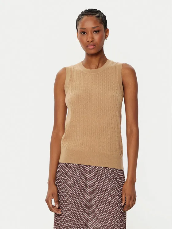 Tommy Hilfiger Πουλόβερ · Μπεζ · Regular Fit