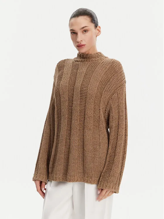 Πουλόβερ · Καφέ · Relaxed Fit