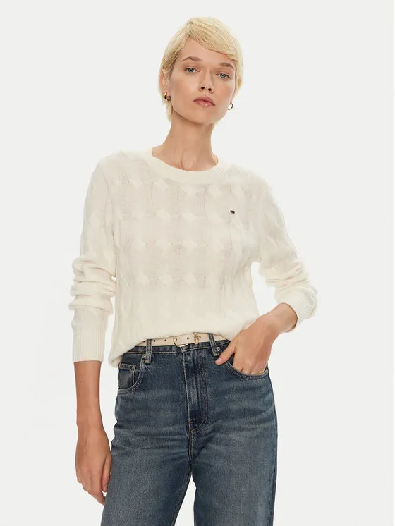 Πουλόβερ · Εκρού · Regular Fit