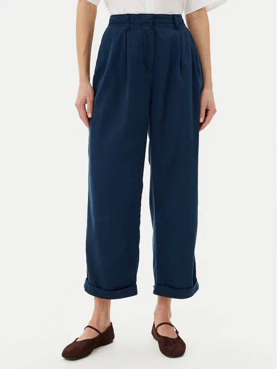 Παντελόνι υφασμάτινο · Σκούρο μπλε · Relaxed Fit