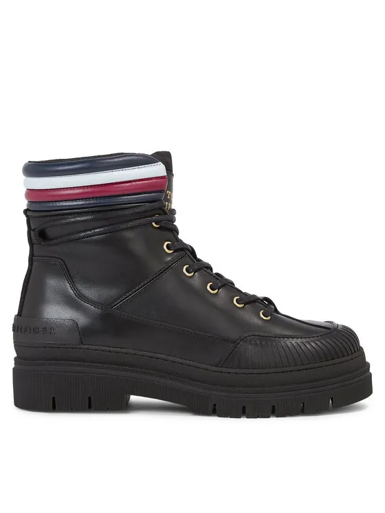 Tommy Hilfiger Ορειβατικά παπούτσια · Μαύρο