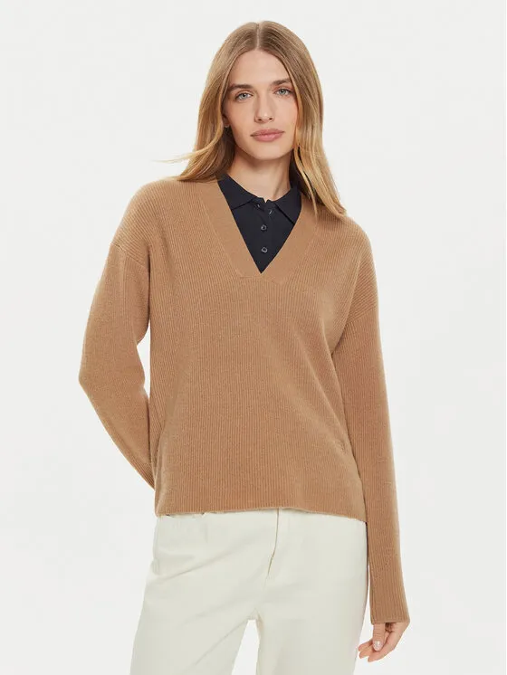 Πουλόβερ · Μπεζ · Relaxed Fit