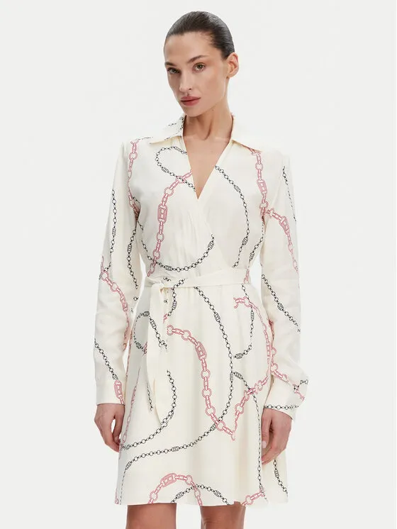 Φόρεμα κοκτέιλ · Λευκό · Mini