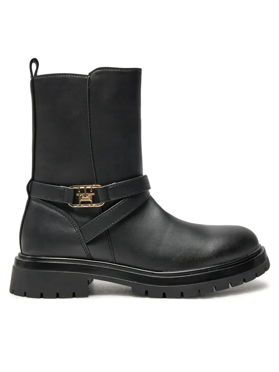 Tommy Hilfiger Μποτάκια · Μαύρο
