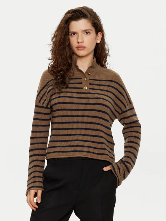 Πουλόβερ · Καφέ · Relaxed Fit