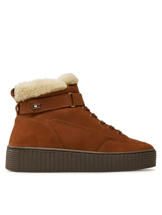 Tommy Hilfiger Μποτάκια · Καφέ