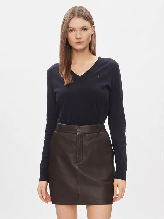 Tommy Hilfiger Πουλόβερ · Σκούρο μπλε · Regular Fit
