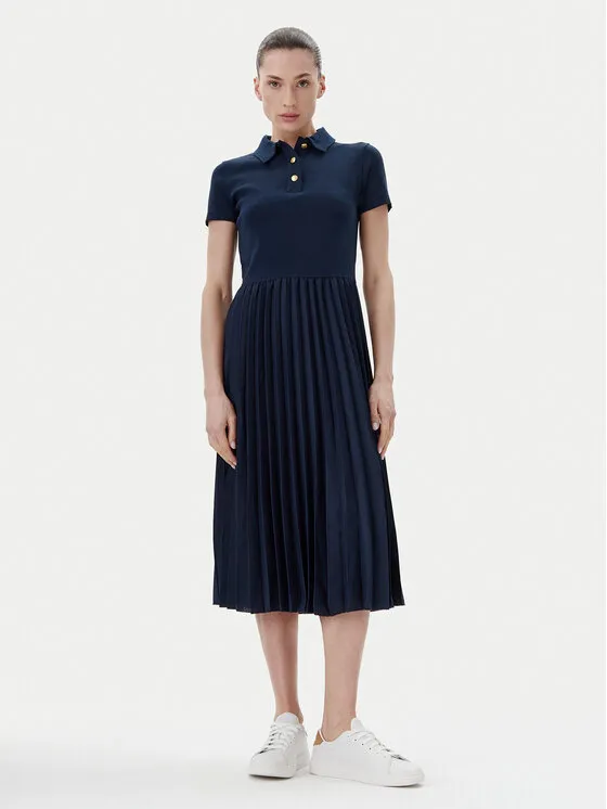 Tommy Hilfiger Φόρεμα καθημερινό · Σκούρο μπλε · Midi
