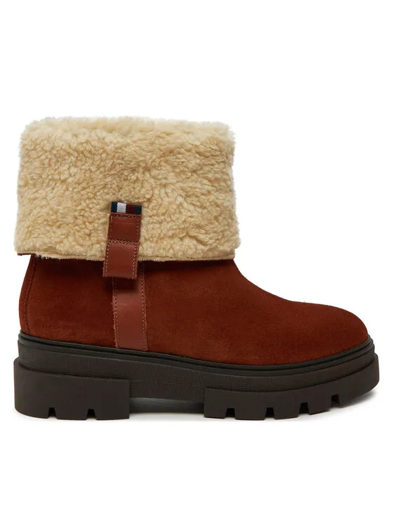Tommy Hilfiger Μποτάκια · Καφέ