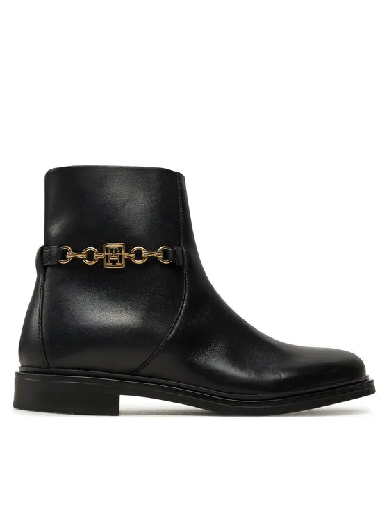 Tommy Hilfiger Μποτάκια · Μαύρο